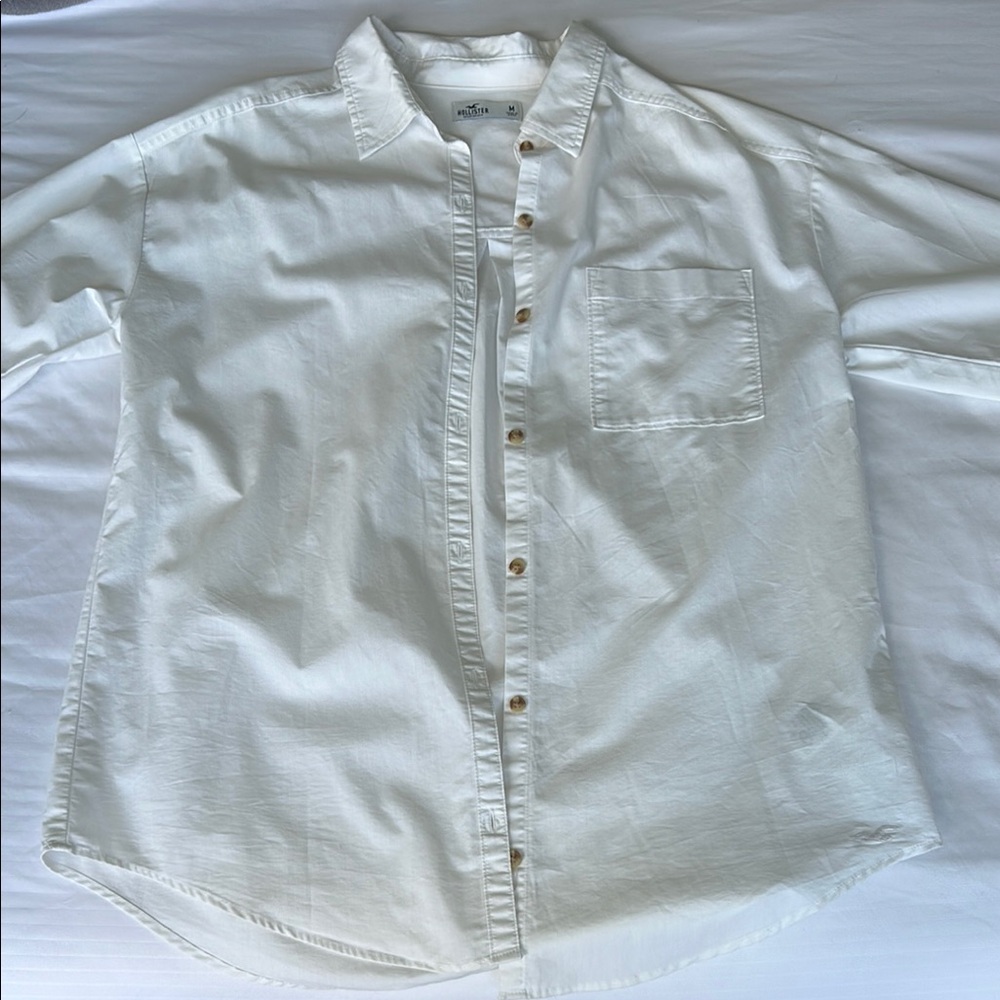 Classic White Collared Shirt